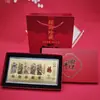 2026 Año del Caballo Billete de Oro Billete Conmemorativo Caja de Regalo de Año Nuevo de la Suerte Dinero de la Fortuna Billete de Cien Yuan Souvenir de Buena Suerte