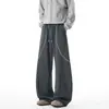 Pantalones deportivos para hombre estilo americano línea Hasselblad, pantalones rectos holgados de pierna ancha para primavera y otoño, pantalones casuales deportivos de alta resistencia para hombre