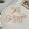 Estilo K de Accesorios de Lazo de Tela de Encaje Estilo Suave Doble Capa Joyería DIY Pasadores Lindos para Niños Accesorios para Ropa