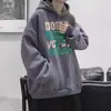 Sudadera con capucha fina estilo retro americano para hombre en primavera y otoño, chaqueta casual holgada para hombre, sudadera de dibujos animados moderna para hombre