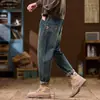 Jeans Masculino Reto Afunilado Estilo Retrô Americano 2026 Primavera Outono Novo Reto Solto Marca Tendência Elástico Versátil Marca Tendência
