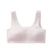 Ropa interior para niñas, diseñada para prevenir bultos embarazosos durante la pubertad, cómoda y transpirable, adecuada para niñas pequeñas y mayores, sujetador de algodón, estilo fino de verano