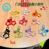 Novo Pingente Colorido Criativo de Estrela de Cinco Pontas Dupla Pingente de Sino Acrílico Acessório de Bolsa para Melhor Amigo Enfeite para Pendurar DIY