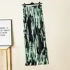 Pantalones Casuales de Pierna Ancha para Mujer, Talla Grande, Verano 2023, Imitación de Algodón y Seda, Largo al Tobillo, Sueltos, para Exteriores, Hogar, para Mamá