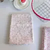 Tecido 100% Algodão Contagem 60 Estilo Coreano Doce Floral Rosa para Roupas Femininas, Roupas Infantis, Roupas de Boneca, Toalhas de Mesa, Artesanato DIY