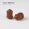 Accesorios de sándalo Barbie pulpo caramelo conejo oso cabeza de calabaza lindo tallado en madera estilo DIY accesorios juego cultural productos semiacabados