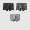Venda Direta de Artilheiro Roupa Íntima Masculina Cor Sólida Algodão Atacado Cintura Baixa Slim Fit Masculina Respirável Boxer Briefs Pode Ser Enviado em Nome de Outros