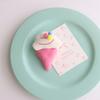 Dulce Pudín de Cereza Coreano Helado DIY Accesorios para el Cabello de Niños Ropa con Patrón de Helado Linda Accesorios