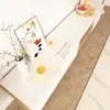 Alfombrilla para Mesa de Mueble de TV Mantel Largo Lujo Accesible Cuero de Gama Alta Patrón PVC Entrada Aparador Protección Superior de Encimera de Zapatero