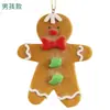 Atacado do Fabricante Argila Macia Artesanato de Rena Homem de Gengibre Decorações de Natal Transfronteiriças Layout de Cena Pequenos Pingentes