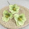 2024 novo auditório de casamento econômico verde flores fileira de flores do teto atacado