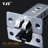 Cerradura de pasillo YJX de acero inoxidable 304, cerradura de puerta de pasillo, cerradura de canal de una lengüeta sin llave