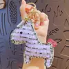 Lindo Llavero de Muñeca Pony de Diamante Dibujo Animado Creativo Llavero de Coche Colgante de Bolso de Moda Regalo Venta al por Mayor
