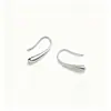 Pendientes de Acero de Titanio para Mujer, Estilo Coreano, Frescos y Dulces, Ganchos para Oreja de Gota de Agua Brillantes, Diseño Simple, Joyería para Oreja Moderna y Versátil