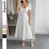 Di Yun Vestido de Férias Casual Europeu e Americano Transfronteiriço com Manga Bufante vestido Vestido Feminino Verão 2025 Estação Independente Amazon