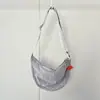 Nova Bolsa de Bolinho para Primavera e Verão para Homens e Mulheres, Bolsa de Ombro Pequena Casual de Veludo Cotelê, Bolsa de Ombro Fashion Impermeável de Grande Capacidade