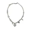 Collar con Colgante de Flor de Rosa Perla Estilo Dulce Fresco para Mujer Nicho Lujo Ligero Estilo de Gama Alta Cadena para Clavícula Moda Versátil Primera Joya
