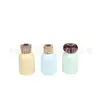 Botella de Aromaterapia para Perfume Tapa de Madera Aromaterapia sin Llama Tapa de Madera Tapa de Botella de Madera Botella de Vidrio para Aceites Esenciales Tapa de Bambú Botella de Aromaterapia Tapa de Madera