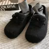Mocasines Versátiles de Terciopelo Retro Plus para Mujer Slip-ons Ropa de Exterior 2026 Invierno Nueva Llegada Moño Birkenstock Zapatos de Algodón Zapatos Peludos