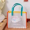 Bolsa de Praia de Gelatina de PVC Transfronteiriça Bolsa de Mão de Desenho Animado Bonita Transparente Impermeável Bolsa de Mão/Ombro para Viagem Amazon