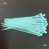 Laço de bola manual auto-travante de nylon colorido feito à mão DIY plástico saco de amarração tira de fecho ferramenta outro nenhum