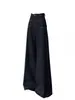Pantalones vaqueros retro negros de pierna ancha, forrados de forro polar y engrosados, para mujer, otoño/invierno, para cuerpo tipo pera, de cintura alta, holgados, adelgazantes, de pierna recta