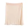 Pantalones de Seguridad de Seda de Verano para Mujer con Hilo de Onda Falda Antideslizante Base de Camisón Cómodos y Transpirables