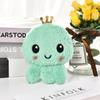 Monedero de Pulpo de Peluche Linda Cabeza de Dibujos Animados Bolsa de Almacenamiento para Cables de Datos Guarda Monedas Llaves Pulpo Reversible