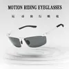 Gafas de Sol de Aluminio-Magnesio 8655 Media Montura Gafas para Deportes al Aire Libre Ciclismo Gafas para Conducir Moda Europea y Americana para Hombres Gafas de Sol Polarizadas