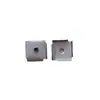 Conector hembra empotrado de hojalata, manguito interior roscado, tapón interior, sellado, tuerca cuadrada, tuerca de soldadura, pie inferior hembra interior, pieza estampada