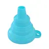 Embudo de Silicona Plegable Mini Portátil Telescópico para Aceite Almacenamiento por Compresión Suministros de Cocina Embudo de Silicona