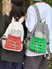 Mochila Ligera para Deportes al Aire Libre Mochila para Viajes Cortos Hombres y Mujeres Empalme Color Contrastante Casual Impermeable Bolsa de Montañismo Mochila Escolar