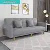 Sofá para salas pequeñas, modelo nuevo, tres plazas simple moderno, doble uso para apartamentos de alquiler, sofá cama plegable