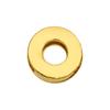 8mm letras portadoras Cuentas doradas inglesas Correa de muñeca personalizada DIY letras collar accesorios para ropa