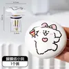 Tendencia de TikTokDiseño Lindo de Líneas Lavabo Cerámico Fregadero Tapón de Desagüe Desagüe de Piso Anti-Olor