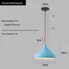 Lustre de Cabeça Única Moderno Criativo para Restaurante Estilo Industrial Lojas de Hot Pot Self-Service Lâmpadas Coloridas Comerciais para Salão de Cabeleireiro