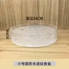 Caixa Longa Quadrada Transparente Loja de Hot Pot Prato de Floco de Neve e Gado Cozinha Criativa Japonesa Churrasco Prato de Gelo Sashimi Travessa de Frutos do Mar