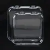Caja de almacenamiento transparente de acrílico para uñas postizas, caja cuadrada pequeña, vitrina sellada y a prueba de polvo, caja para decoración de uñas