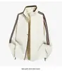 Chaqueta Deportiva para Hombre Estilo Outdoor de Primavera y Otoño Versión Coreana Juvenil Moderna Ajustada Delgada Cuello Alto Chaqueta Ropa de Hombre de Primavera y Otoño