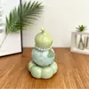 Ornatos de Cerâmica de Cabaça de Nicho de Alta Qualidade com Pingentes, Bases Giratórias de Cerâmica, Itens de Decoração para Mesa