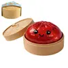 Juguete Blandito de Bollo Simulado para Alivio del Estrés Juguetes Blanditos de Empanadilla Juguete Giratorio de Bollo