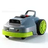 Cortacésped compacto automático recargable, robot cortacésped totalmente automático, máquina de deshierbe inteligente controlada por APP para jardín y patio