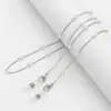 Nuevo producto transfronterizo: Cadena Sencilla y Elegante de Perlas Artificiales para Gafas, Cadena para el Cuello para Evitar que la Mascarilla se Caiga, Cadena para Gafas de Sol