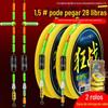 Amarre o conjunto completo de terno de grupo de linha principal de linha principal de pesca acabada grupo Dongli original de seda genuína produtos de alta tensão linha de pesca de nylon