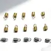 Cierre de Resorte Galvanizado al Vacío de Acero Inoxidable 18K Cierre para Joyería Clip para Cordón de Cuero de Collar Accesorios para Joyería DIY