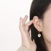 AliExpress suministro aretes personalidad europea y americana ojo azul amor concha ojo del diablo turco aretes femeninos