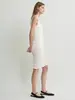 Vestido sin mangas de punto plisado Sumeihui con cuello en U 26 Nuevo de Primavera y Verano Estilo Tot Ajustado de Largo Medio