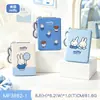 Miffy Pantalla Completa Espejo de Papel Plegable Espejo de Maquillaje de Escritorio Portátil Espejo de Mano Pantalla HD Espejo de Tocador de Escritorio para Dormitorio de Estudiante