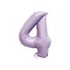 Balão de Alumínio Metálico Alfanumérico Roxo Maca Versão Americana 16 polegadas Decoração Criativa para Festa de Aniversário Balão A-Z