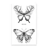 Rocooart nueva colección de delicados tatuajes temporales de mariposa, acabado mate, impermeable, de larga duración, unisex, para aplicación en el brazo